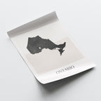 ontario canada map poster - minimalist boho wall art - digital download - image 4