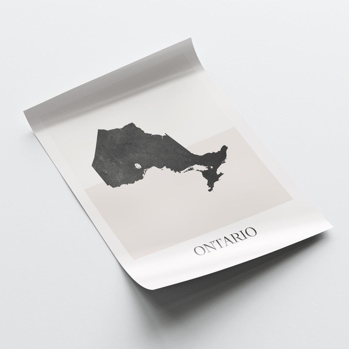 ontario canada map poster - minimalist boho wall art - digital download - image 4