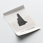 new hampshire usa map poster - minimalist boho wall art - digital download - image 4