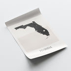 florida usa map poster - minimalist boho wall art - digital download - image 4
