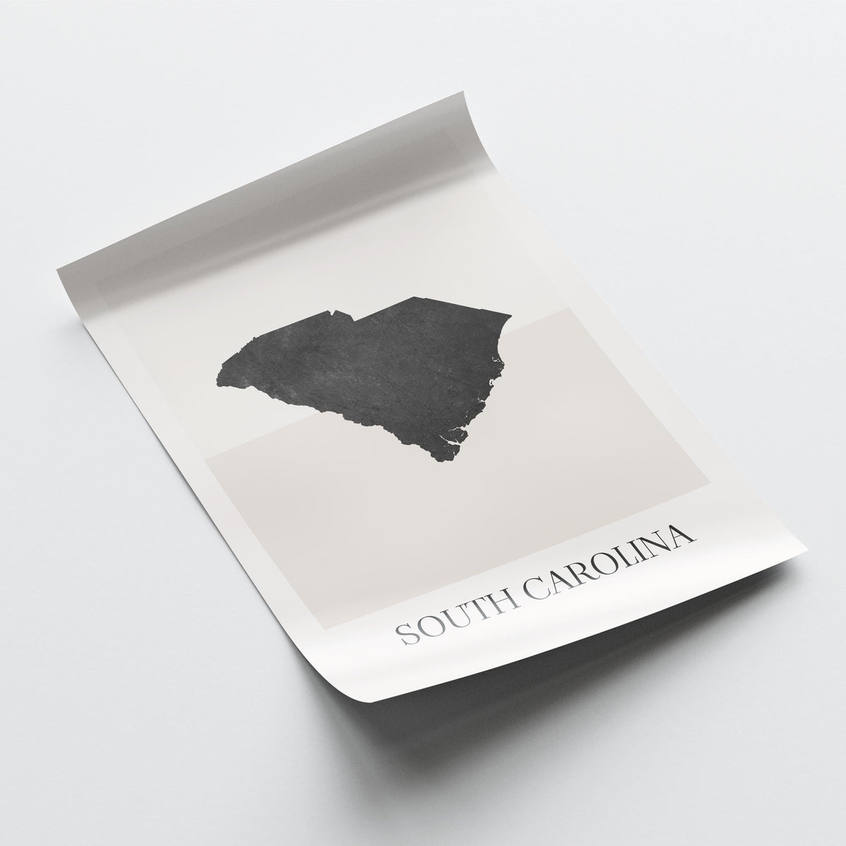south carolina usa map poster - minimalist boho wall art - digital download - image 4