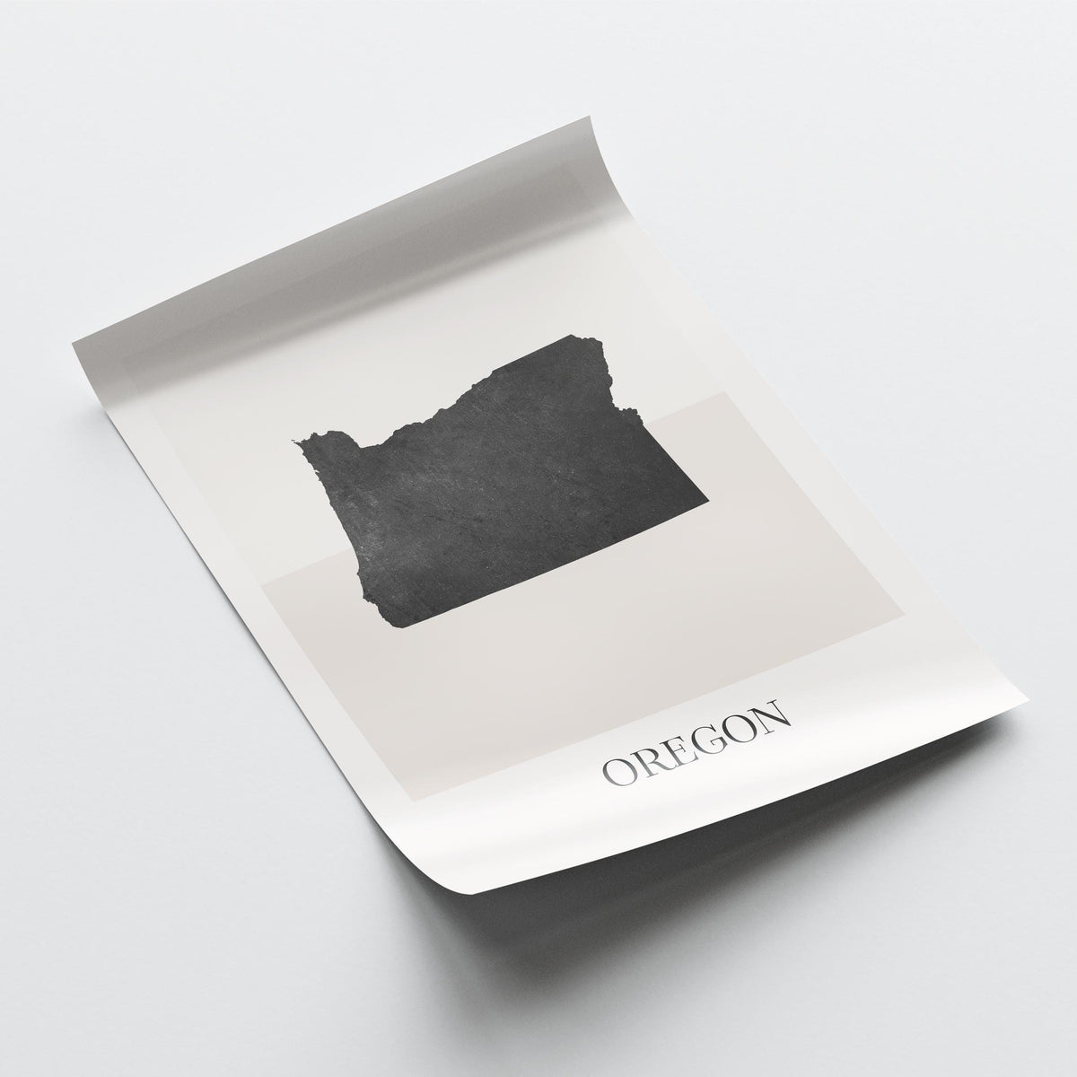 oregon usa map poster - minimalist boho wall art - digital download - image 4