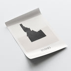 idaho usa map poster - minimalist boho wall art - digital download - image 4
