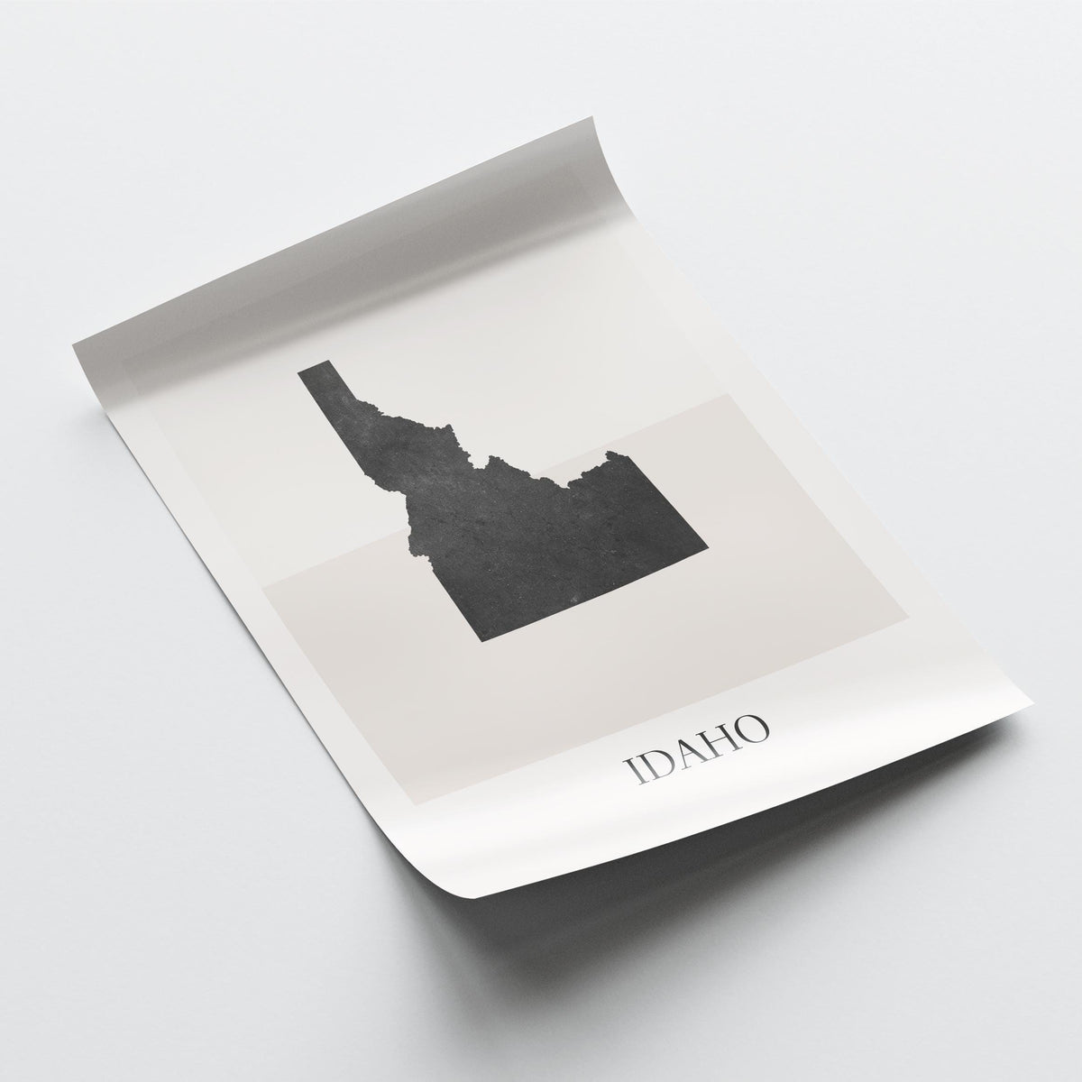 idaho usa map poster - minimalist boho wall art - digital download - image 4