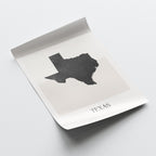 texas usa map poster - minimalist boho wall art - digital download - image 4