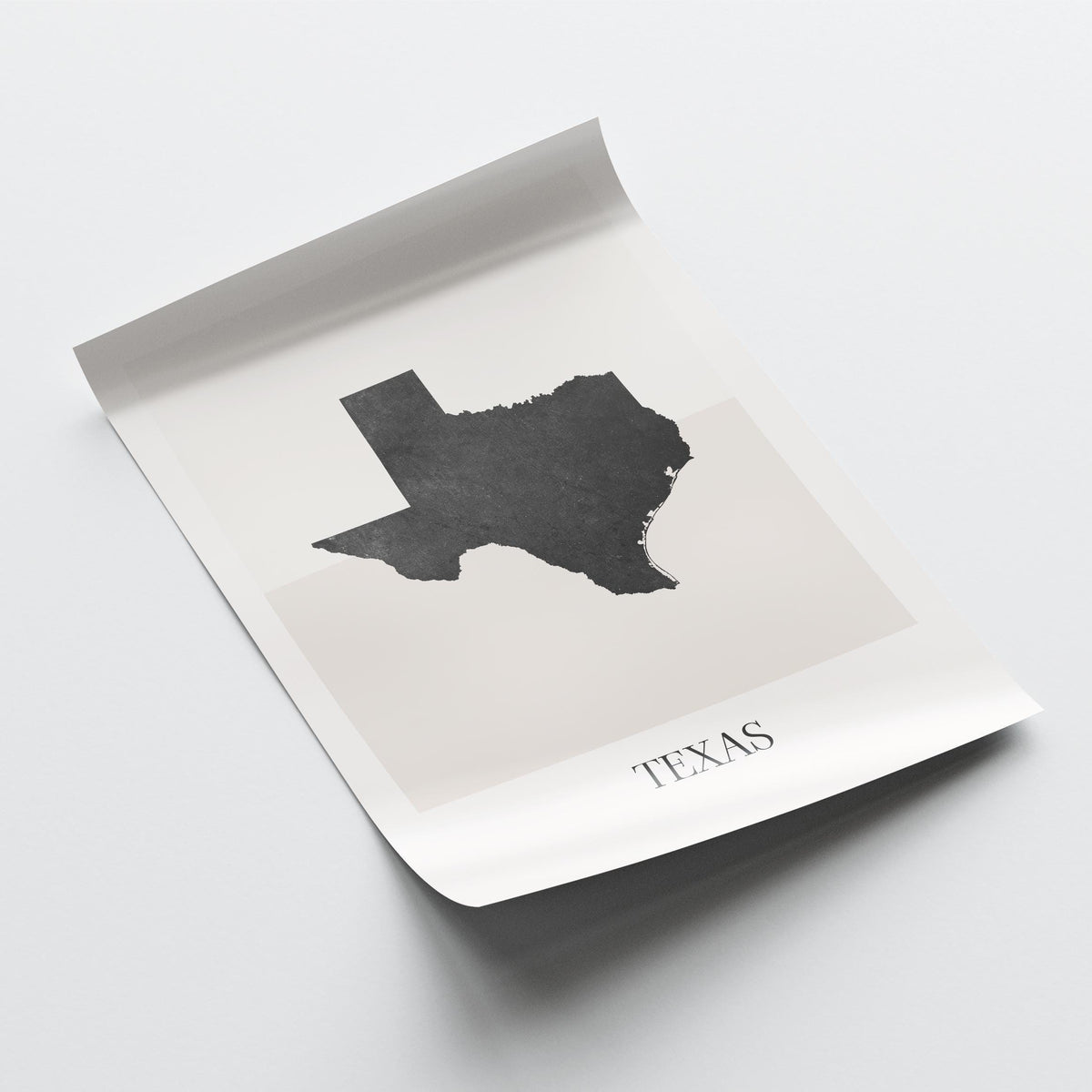 texas usa map poster - minimalist boho wall art - digital download - image 4