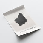 western australia australia map poster - minimalist boho wall art - digital download - image 4