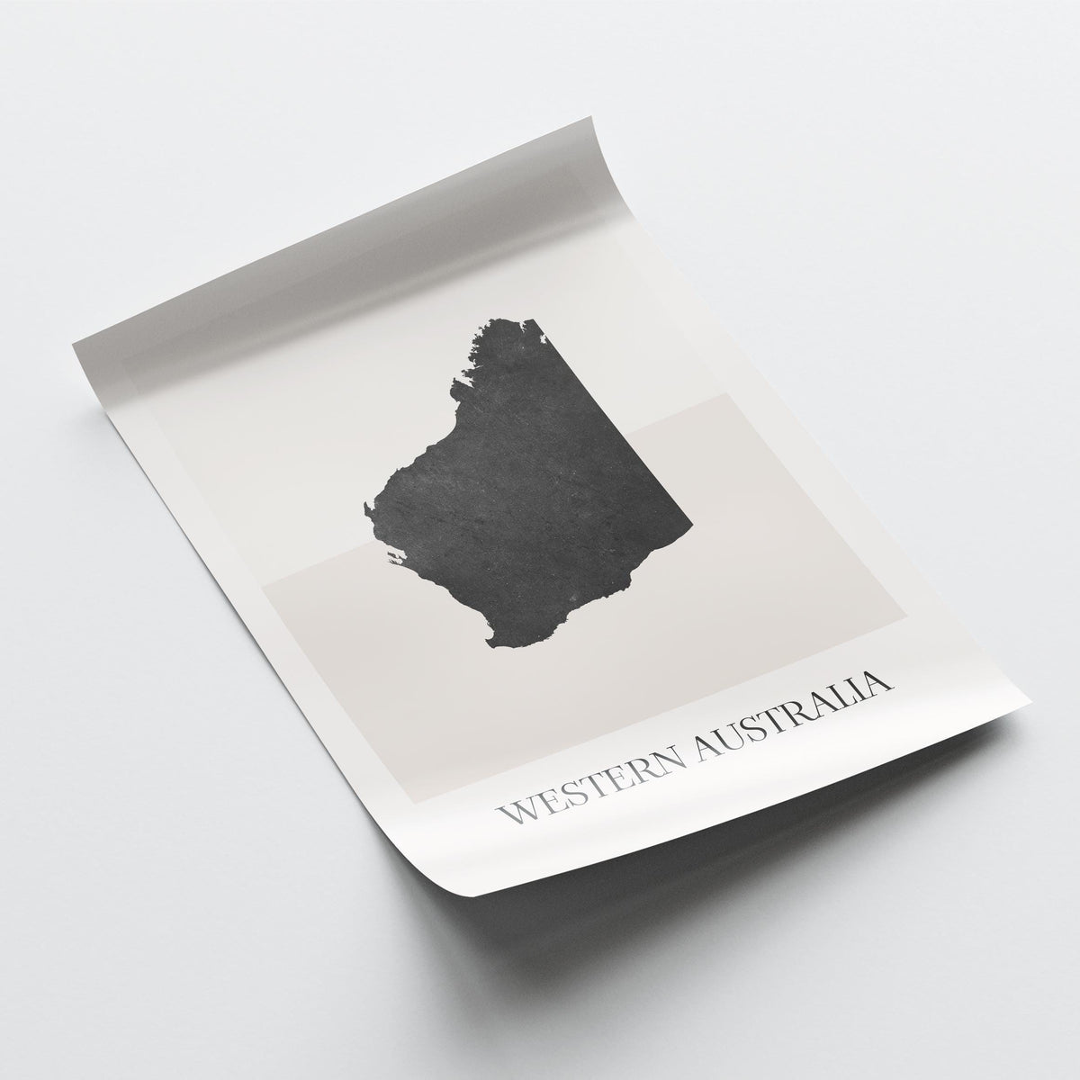western australia australia map poster - minimalist boho wall art - digital download - image 4