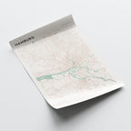 hamburg germany map poster - image 4