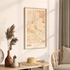 furth germany map poster - image 2