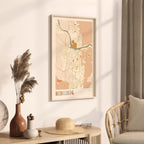 heidelberg germany map poster - image 2