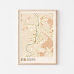 heilbronn germany map poster - image 1