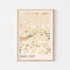ingolstadt germany map poster - image 1