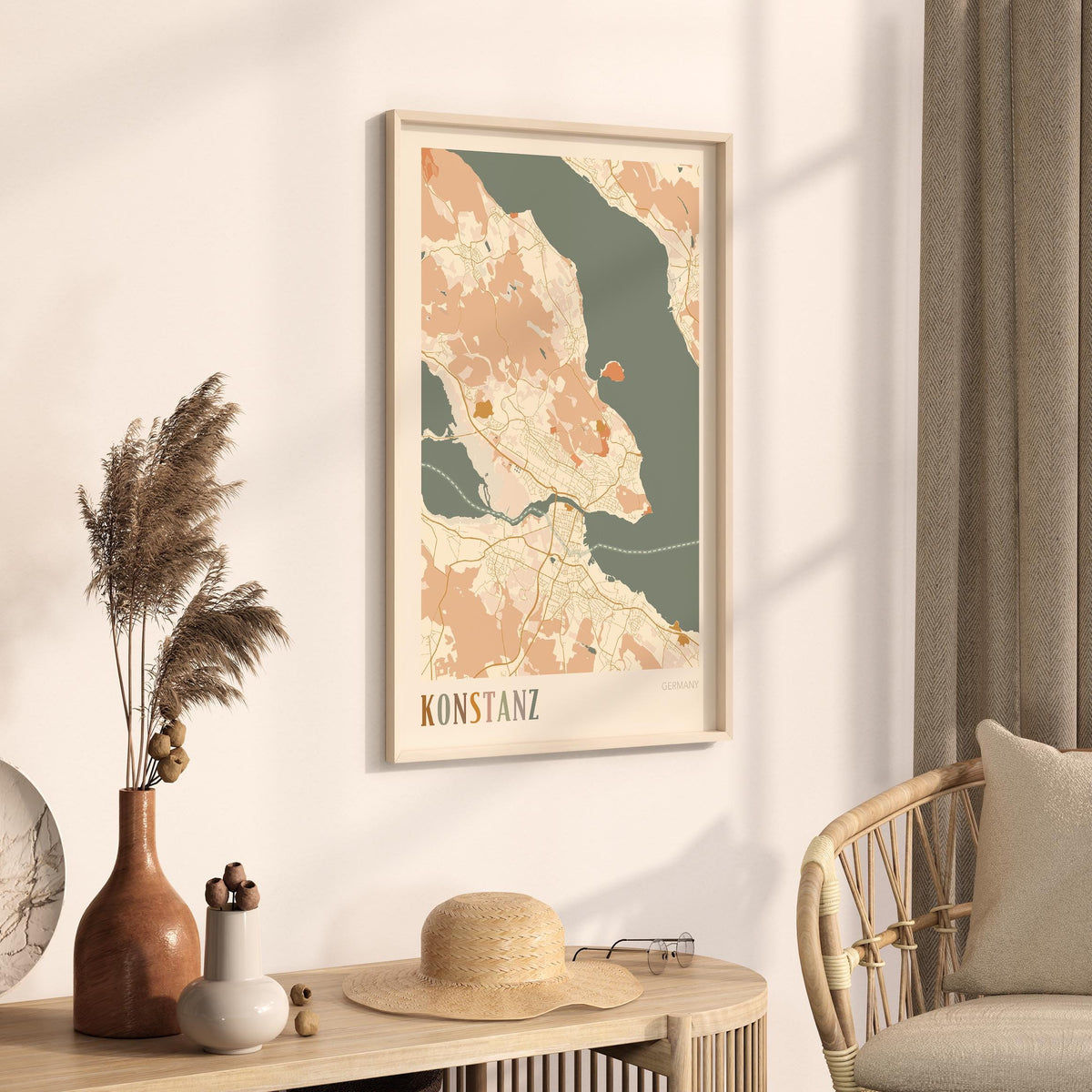 konstanz germany map poster - image 2