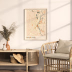 magdeburg germany map poster - image 3