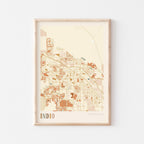indio, california map poster - image 1
