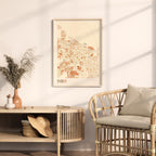 indio, california map poster - image 3