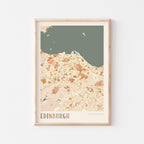 edinburgh, united kingdom map poster - image 1