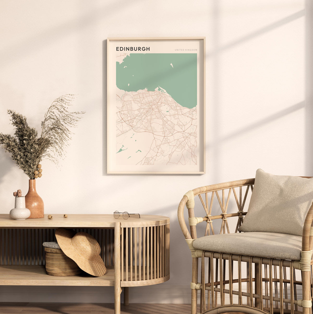 edinburgh, united kingdom map poster - image 3