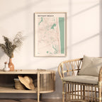 bethany beach, delaware map poster - image 3