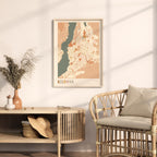 kelowna, british columbia map poster - image 3