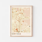 scottsdale, arizona map poster - image 1