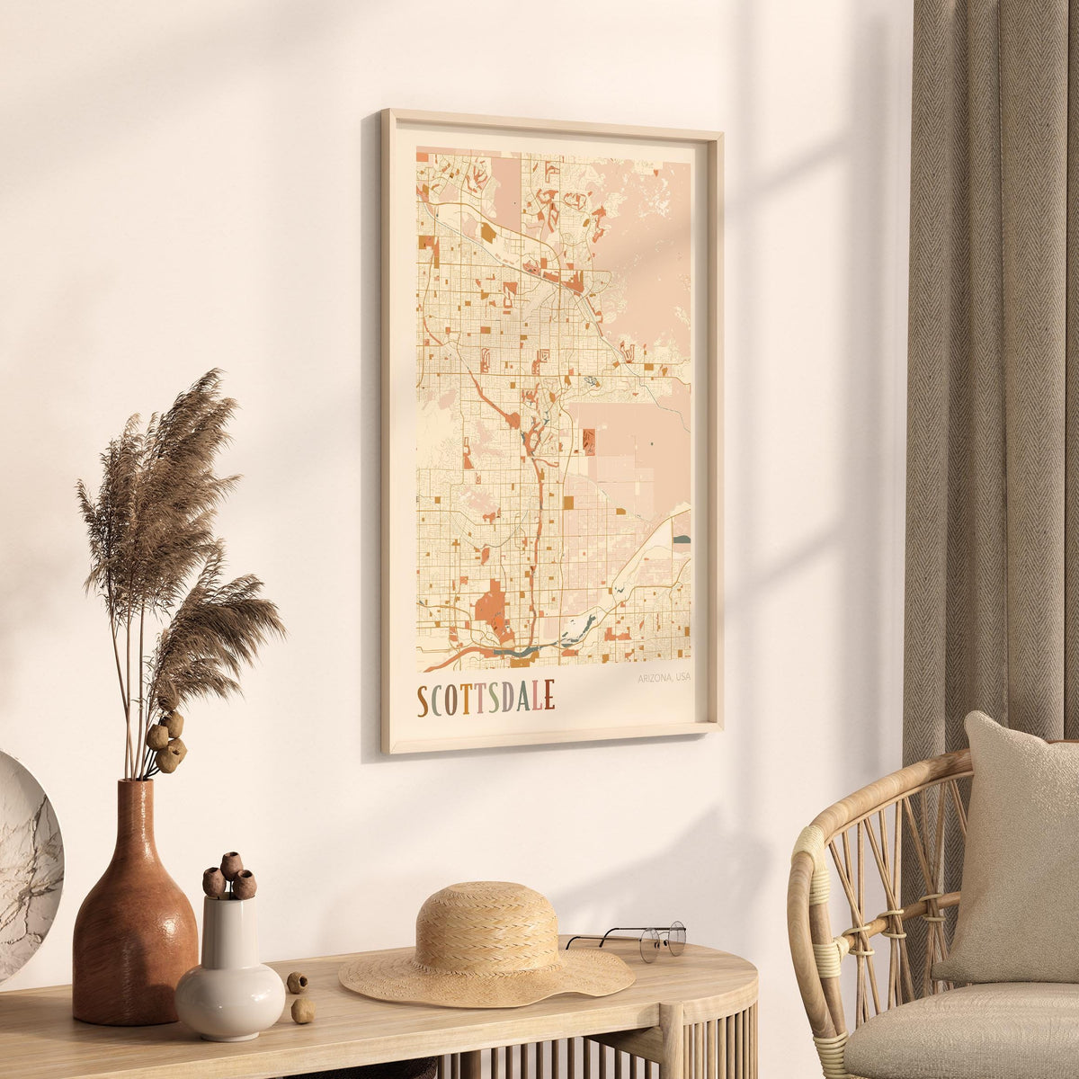 scottsdale, arizona map poster - image 2