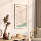 oshawa, ontario map poster - image 2