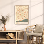 oshawa, ontario map poster - image 3