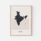 india map poster