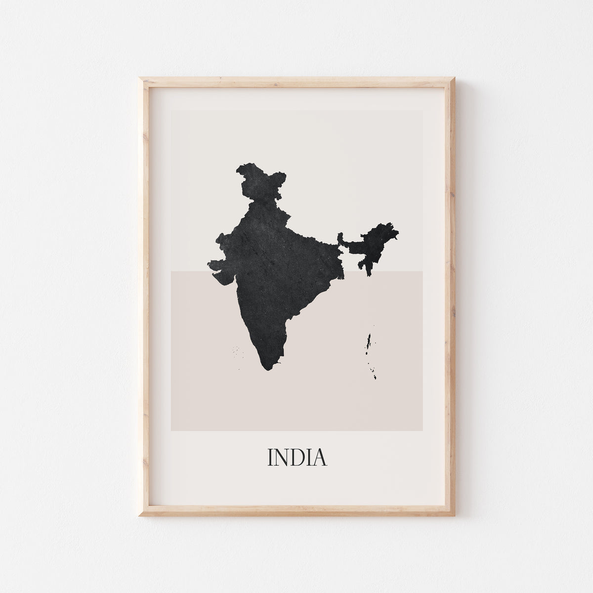 india map poster