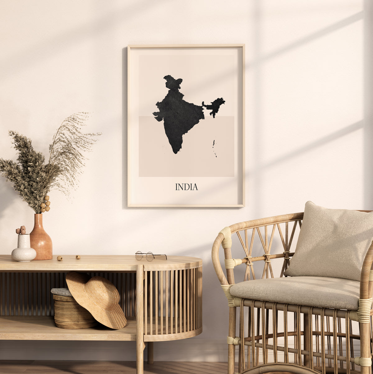 india map poster