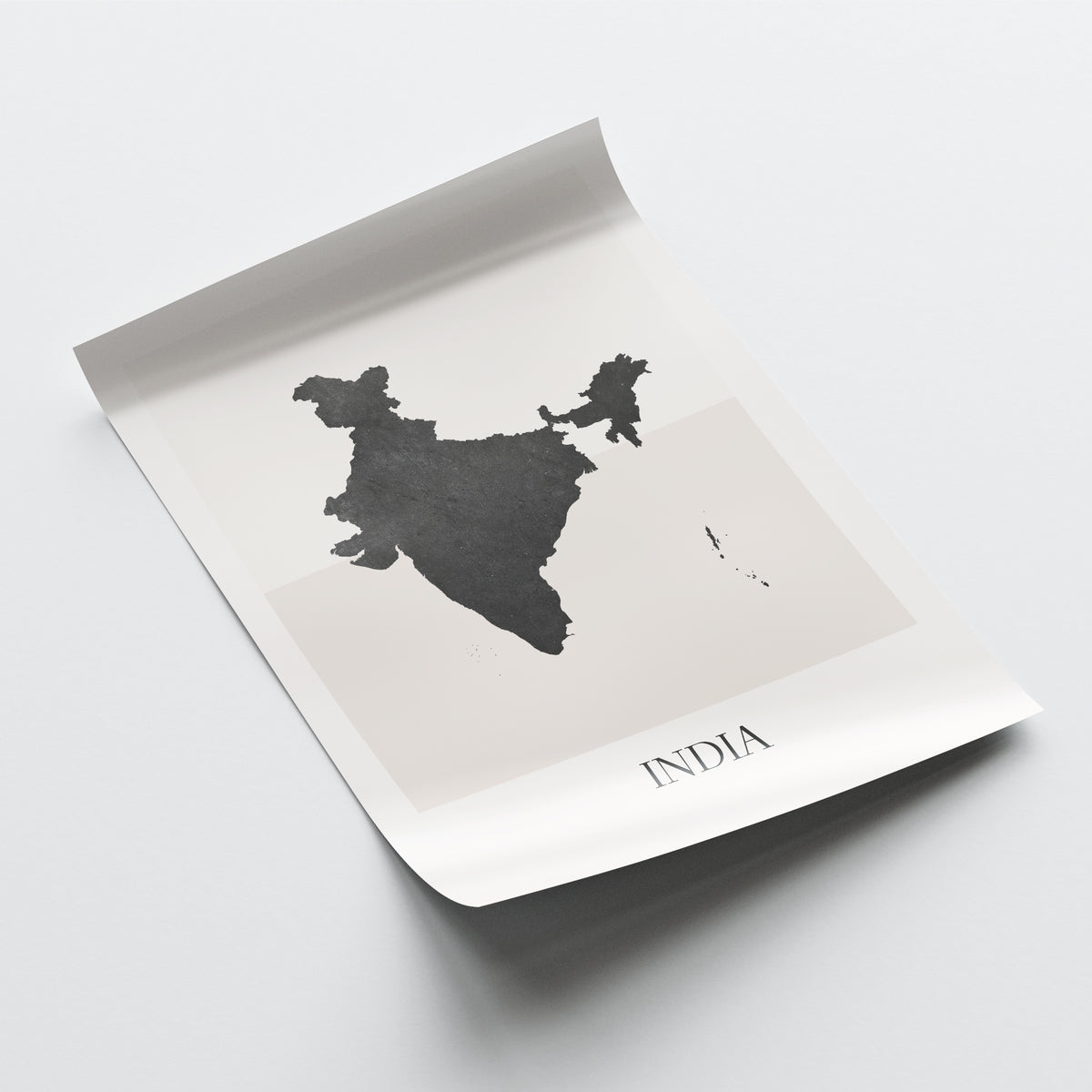 india map poster