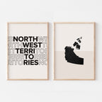 northwest territories map poster