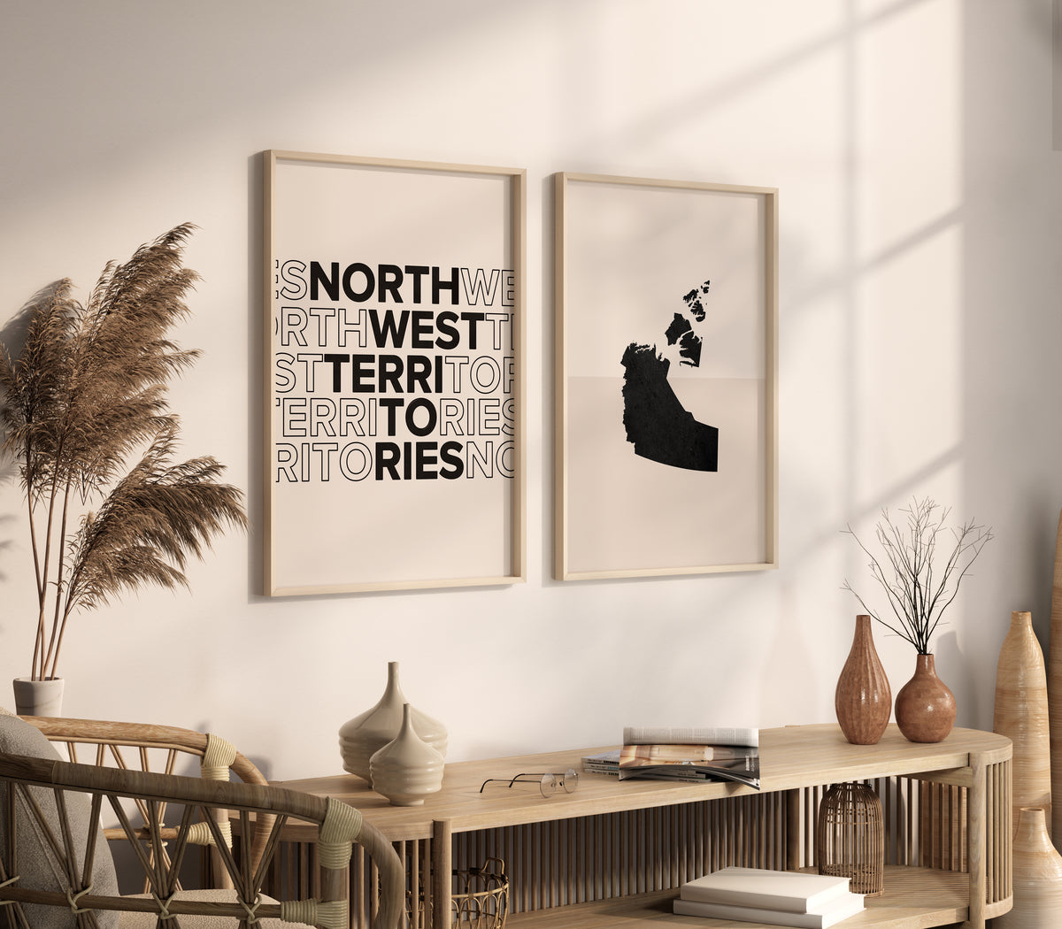 northwest territories map poster