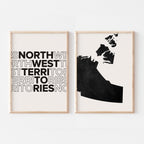 northwest territories map poster