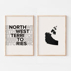 northwest territories map poster