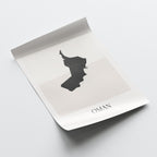 oman map poster