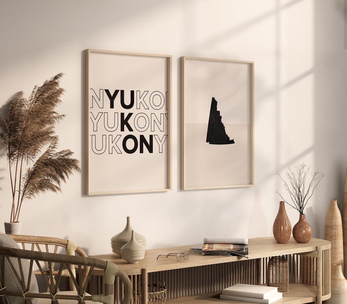 yukon map poster