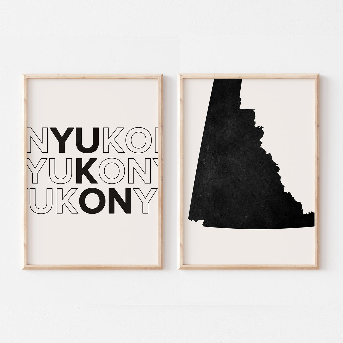 yukon map poster