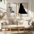 yukon map poster
