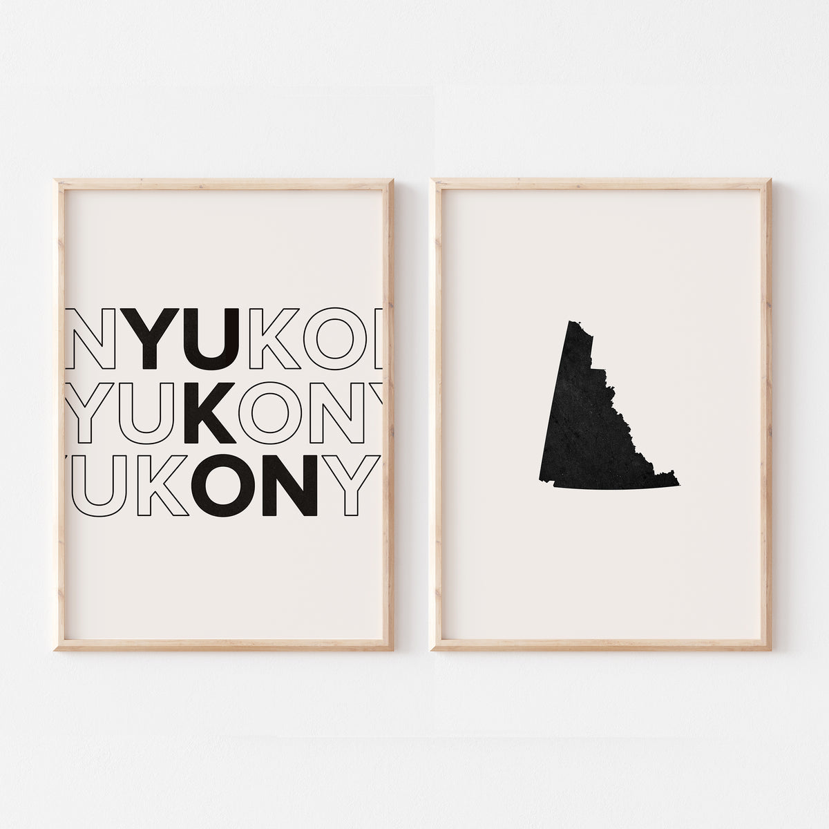 yukon map poster